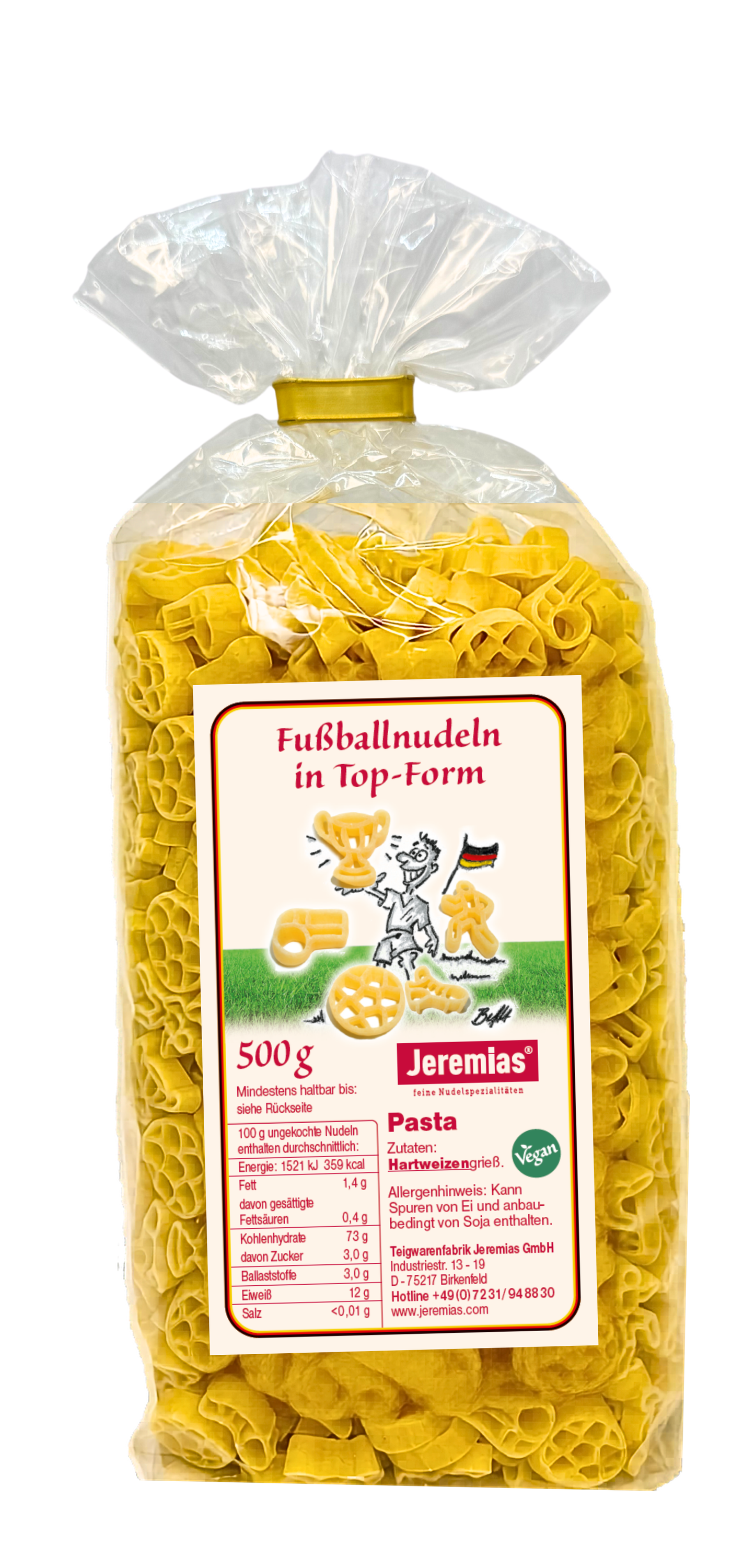 Fußballnudeln | Pasta 500 g