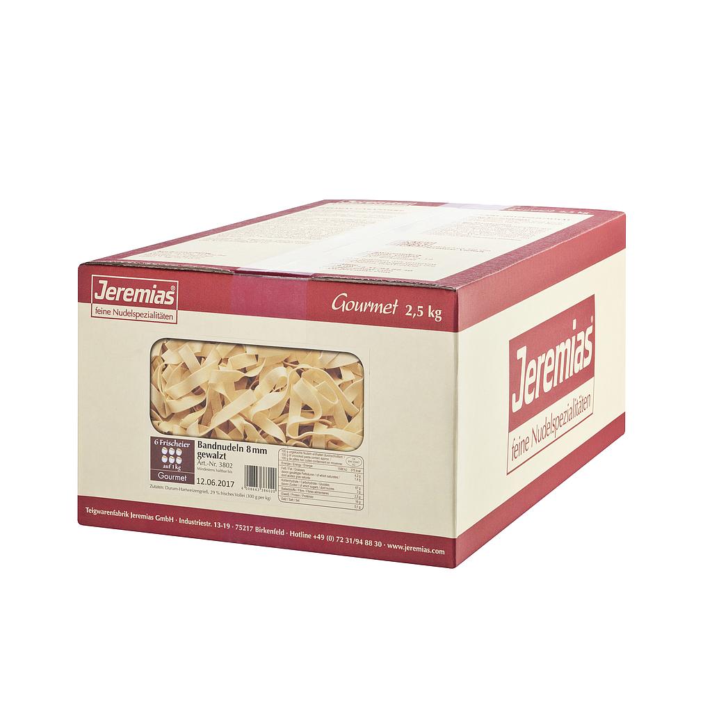 Bandnudeln 8 mm gewalzt | Gourmet 2.5 kg